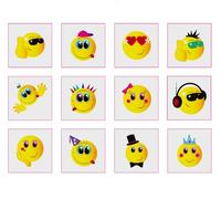 Henbrandt Temporary Tattoo's - SMILES - 12 x 5 packs = 60 Tattoos supplied
