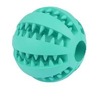 HENBRANDT Treat Ball 7cm Puppy Dog Hard Rubber Training Toys (Aqua)