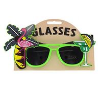 HENBRANDT Tropical Party Novelty Sunglasses - Single - Assorted Colours