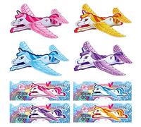 Henbrandt 24 x Unicorn Gliders Perfect For Kids/Girls Party Loot Goody Bags - Mix Of Colours