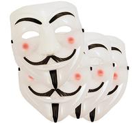 V FOR VENDETTA MASK ANONYMOUS HALLOWEEN GUY FAWKES FANCY DRESS UP ADULT COSTUME
