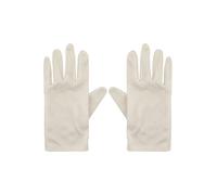 HENBRANDT Adult Unisex ladies Men White Magicians Gloves Fancy dress Accessory