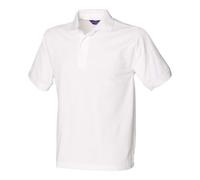 Henbury 65/35 Classic Piqué Polo Shirt - White