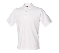 Henbury Classic Cotton PiquÃ© Polo Shirt Stand-Up Collar Side Vents Men Women