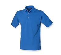 Henbury Classic Heavy Pique Polo Shirt : Color - Royal : Size - XXL