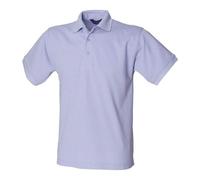 Henbury Classic PiquÃ© Polo Shirt Lavender 65/35 Workwear Durable Comfortable