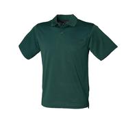 Henbury Coolplus Polo Shirt Bottle Men Wicking Micro PiquÃ© Easycare