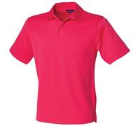 Henbury Coolplus® Polo Shirt - Bright Pink