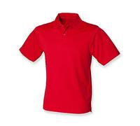 Henbury Coolplus Polo Shirt : Color - Classic Red : Size - L