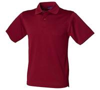 Henbury Coolplus® Polo Shirt Colour:Burgundy Size:XL