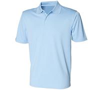 Henbury Coolplus® Polo Shirt Colour:Light Blue Size:M