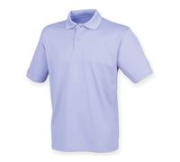 Henbury Coolplus Polo Shirt Lavender Wicking Micro PiquÃ© Menâ€™s Sizes
