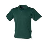 Henbury H475 Mens Coolplus Wicking Breathable Polyester Short Sleeve Polo Shirt