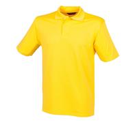Henbury Coolplus Short Sleeve Breathable Wicking Sports Polo Shirt XXS - 5XL
