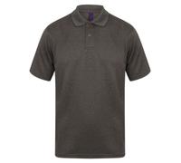 Henbury Coolplus Unisex Cuello punto Camisa polo-Deportes Casual Camiseta simple