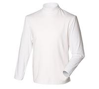 Henbury - Dolcevita Long Sleeve Sweatshirt - Men's, Bianco, L