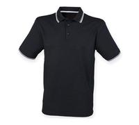Henbury Double Tipped Coolplus Polo Shirt Smart Performance Wicking Micro PiquÃ©