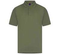 Henbury H475 Mens Coolplus Wicking Breathable Polyester Short Sleeve Polo Shirt