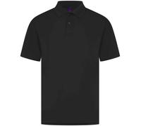Henbury H475 Mens Coolplus Wicking Breathable Polyester Short Sleeve Polo Shirt