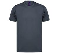 Henbury HB024 Mens Hi Cool Performance T-Shirt - Charcoal - XL