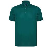 Henbury HB465 Mens Recycled Polyester Polo Shirt - Bottle Green - 3XL