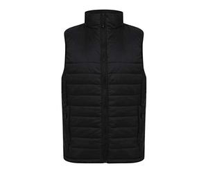 HENBURY HB875 Unisex Padded Gilet - BLACK - XXX-LARGE