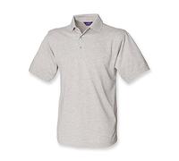 Henbury Heavy Pique Polo Shirt : Color - Heather : Size - L