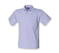 Henbury Heavy Pique Polo Shirt : Color - Lavender : Size - L