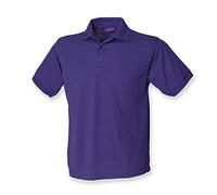 Henbury Heavy Pique Polo Shirt : Color - Purple : Size - XXL