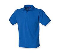 Henbury Heavy Pique Polo Shirt : Color - Royal : Size - 3XL