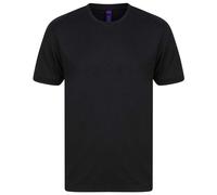 Henbury Hi Cool Performance T-Shirt Men Wicking Modern Crew Neck