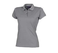Henbury Ladies Coolplus® Polo Shirt Charcoal Medium