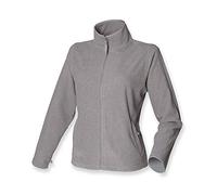 Henbury Ladies Micro Fleece Jacket : Color - Heather : Size - 10