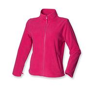 Henbury ladies micro fleece jacket Fuchsia 12