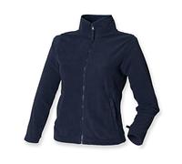 Henbury ladies micro fleece jacket navy M/12