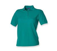 Henbury Ladies Pique Polo Shirt : Color - Jade : Size - 20