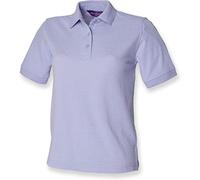 Henbury Ladies Pique Polo Shirt : Color - Lavender : Size - 10
