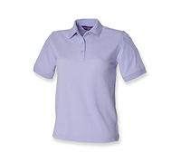 Henbury Ladies Pique Polo Shirt : Color - Lavender : Size - 8