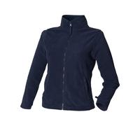 Henbury Ladies Womens Micro Fleece Jacket Plain Full Zip Up Outdoor Jumper