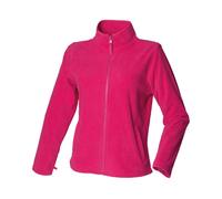 Henbury Ladies Womens Micro Fleece Jacket Plain Full Zip Up Outdoor Jumper