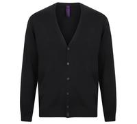 Henbury Lightweight Cotton Acrylic V Neck Cardigan HB722