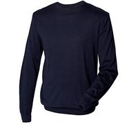 Henbury Lightweight Crew Neck Sweater : Color - Navy : Size - L