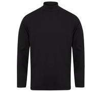 Henbury Long Sleeve Roll Neck Top H020 - Long Smooth Office T Shirt