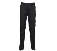 Henbury Mens 65/35 Flat Fronted Chino Work Trousers / N/A N/A RW2700