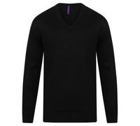 Henbury Mens Acrylic V Neck Sweatshirt PC7219