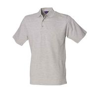Henbury Mens Classic Cotton Pique Heavy Polo Shirt PC6120