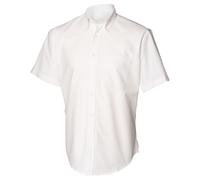 Henbury Mens Classic Formal Oxford Work Shirt 8 Colours Lrg RW639
