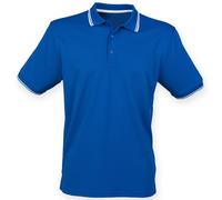 Henbury Mens Coolplus Moisture Wicking Short Sleeve Polo Shirt RW4752