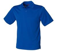 Henbury Mens Coolplus® Pique Polo Shirt (3XL) (Royal)