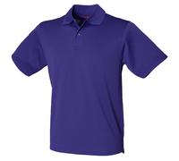 Henbury Mens Coolplus Pique Polo Shirt T-shirt Top Szs S-XXXL RW635